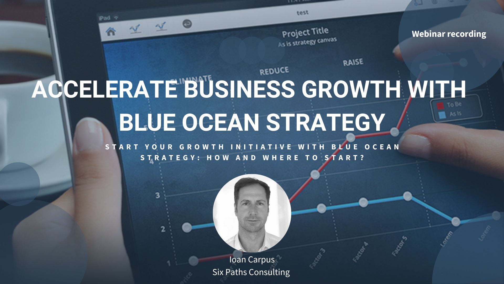 Blue Ocean Strategy webinar